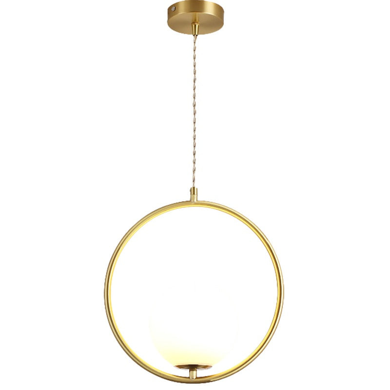 Nordic Copper Single Pendant Ceiling Light