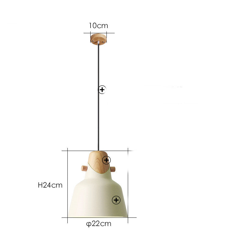 Colorful Nordic LED Pendant Lamp / Blue / A