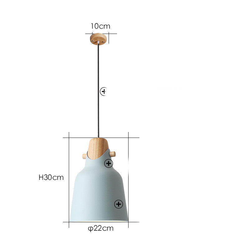 Colorful Nordic LED Pendant Lamp / Yellow / C