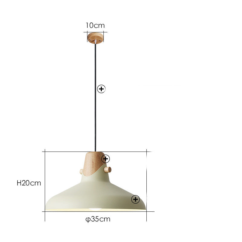Colorful Nordic LED Pendant Lamp / Green / A
