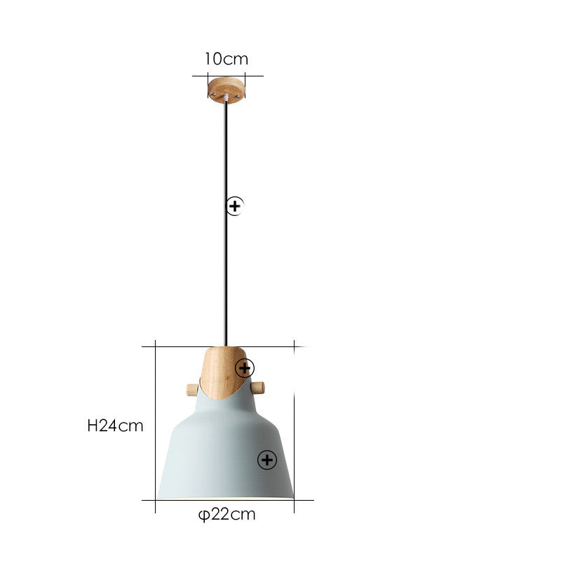 Colorful Nordic LED Pendant Lamp / Green / C
