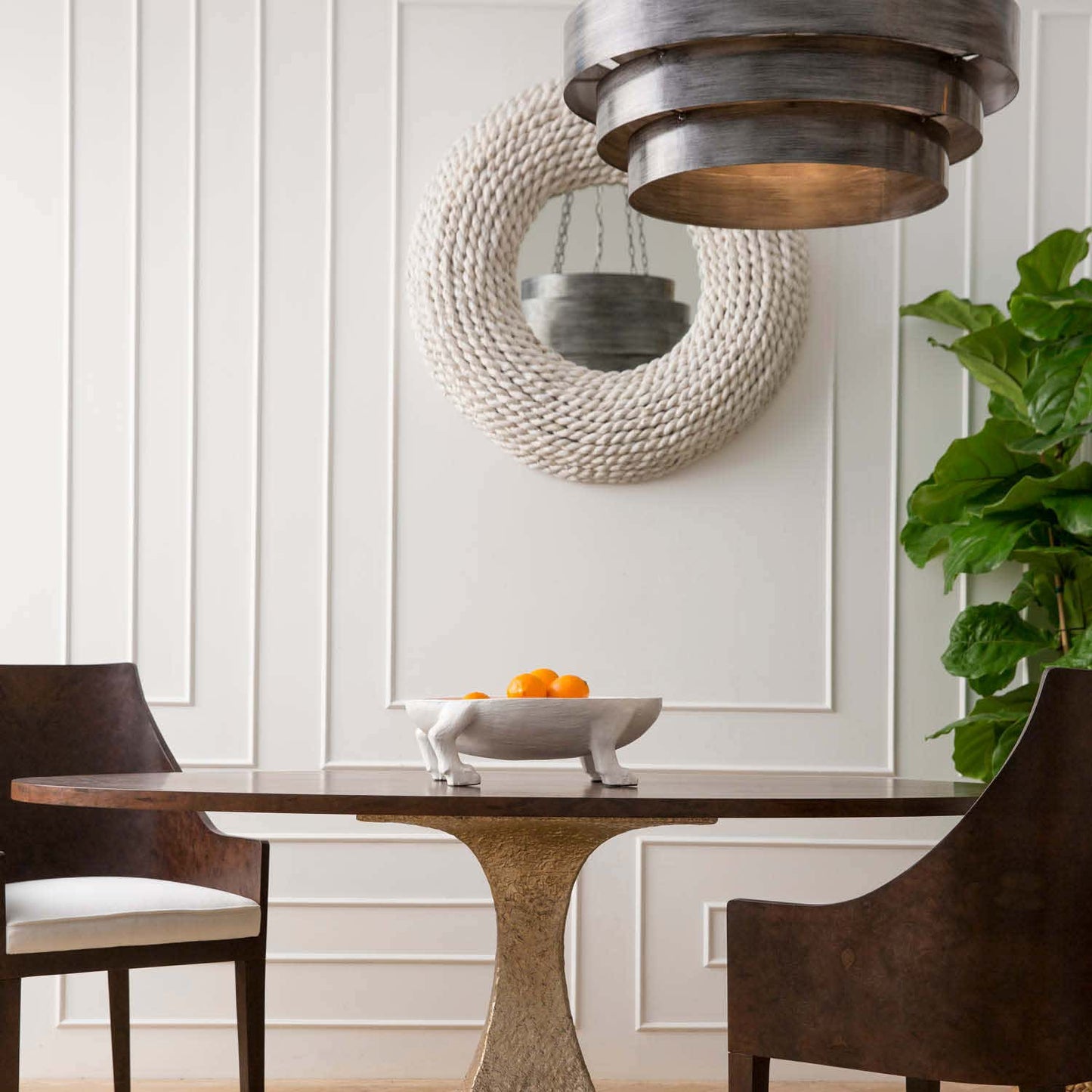 Elegant Textured Statement Chandelier