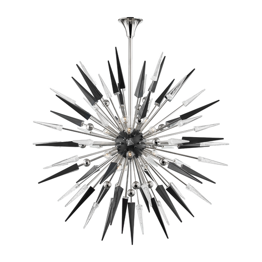Hudson Valley Lighting Sparta 18 Light 48 inches Chandelier Ceiling Light / Polished Nickel