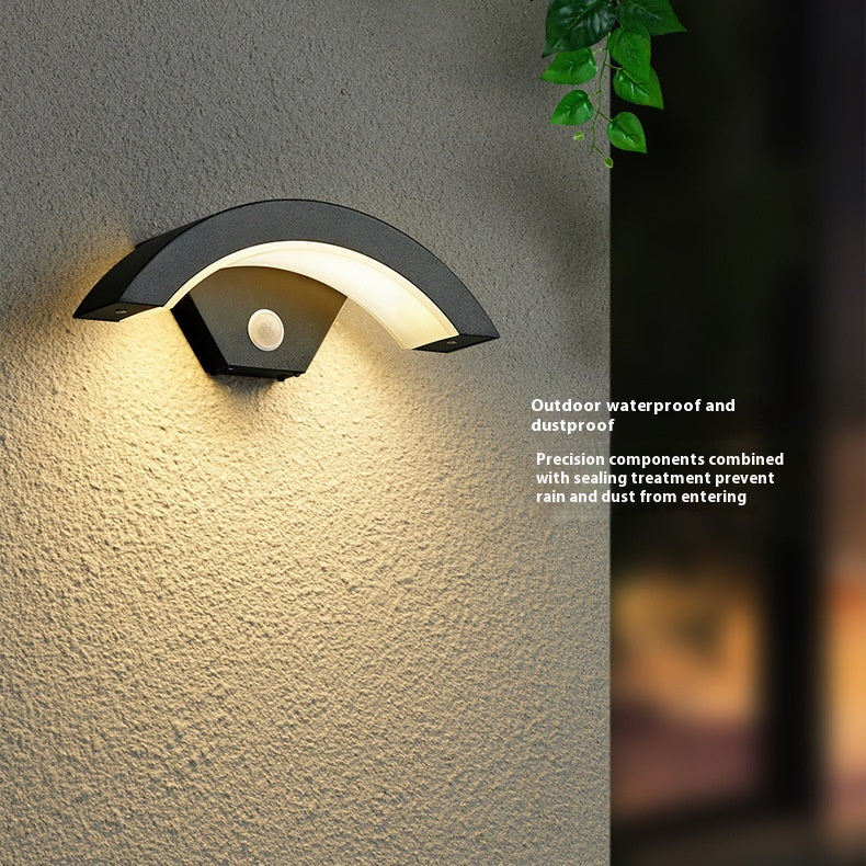 IP65 Motion Sensor Outdoor LED Wall Light / 3000K / Common Style 18W