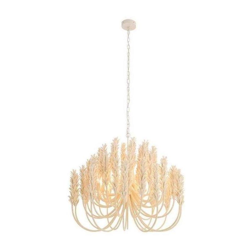 Ivory Coconut Shell Beaded Chandelier