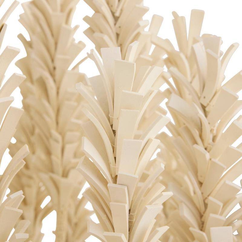 Ivory Coconut Shell Beaded Chandelier