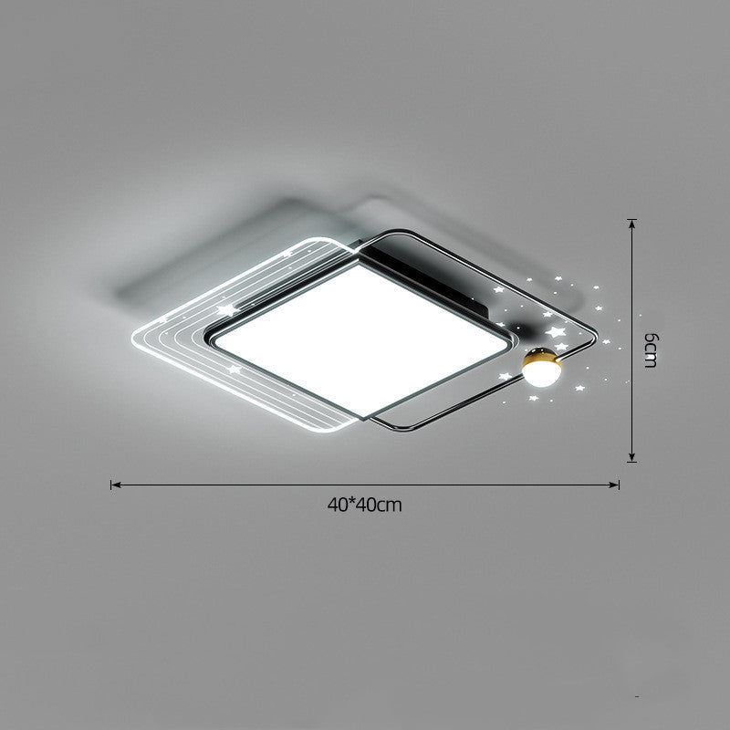 Modern Romantic LED Flush Mount Ceiling Light / Type B Tricolor dimming / Small