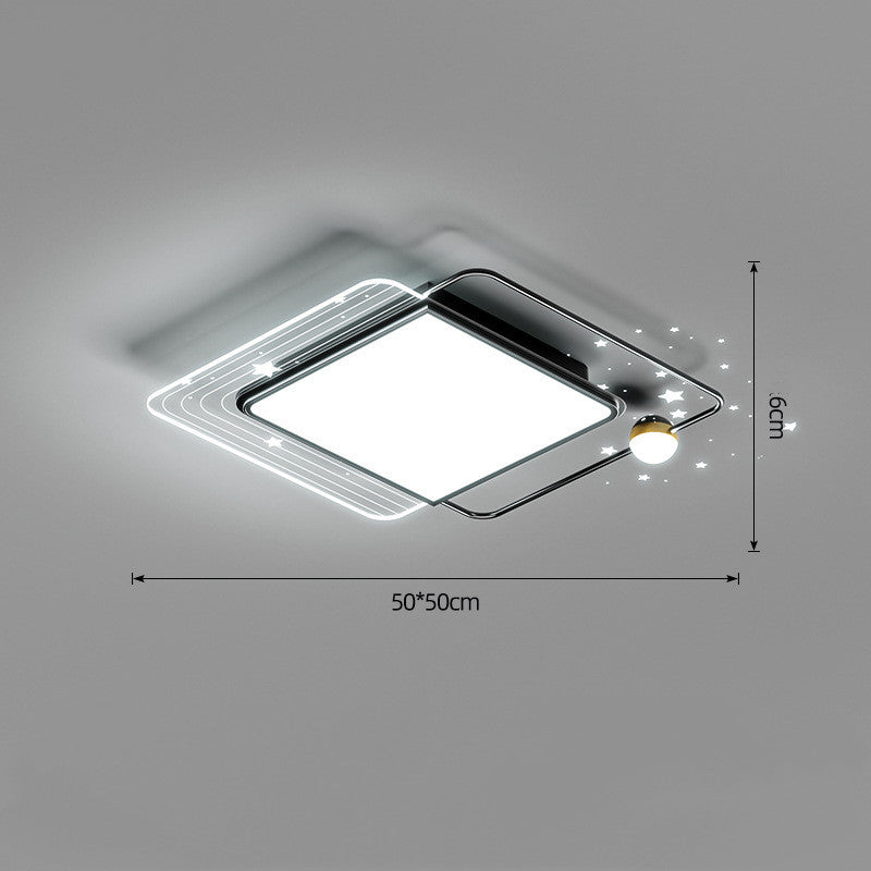 Modern Romantic LED Flush Mount Ceiling Light / Type A Tricolor dimming / Small
