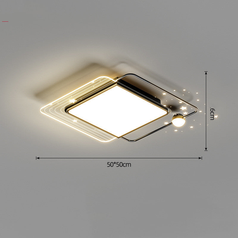 Modern Romantic LED Flush Mount Ceiling Light / Type B white light / Large