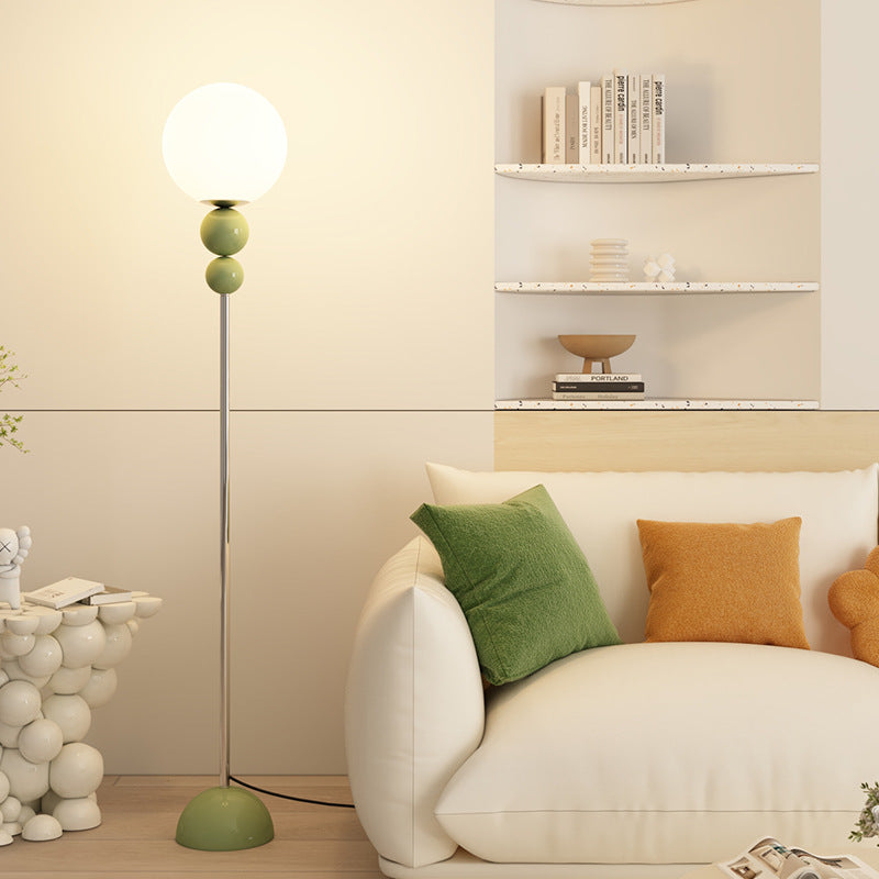 Modern Vertical Bedside Table and Floor Lamp / Light Source Not Included / Red Table Lamp / US
