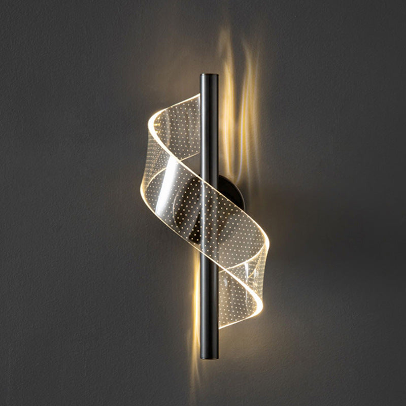 Smart Acrylic Art Wall Light / Gold / Warm light