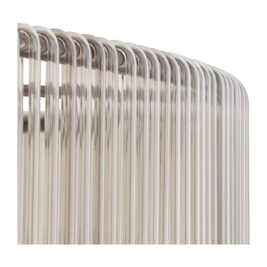 Smoke Glass Rod Statement Chandelier
